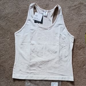 NWT Senita Athletics Essential Race Length Seamless Tank Top- Jet Stream